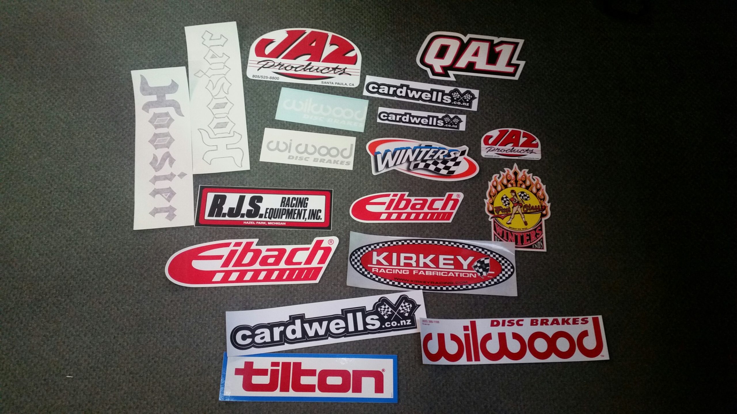 Race Brands Sticker Decal Pack - Cardwells Ltd 